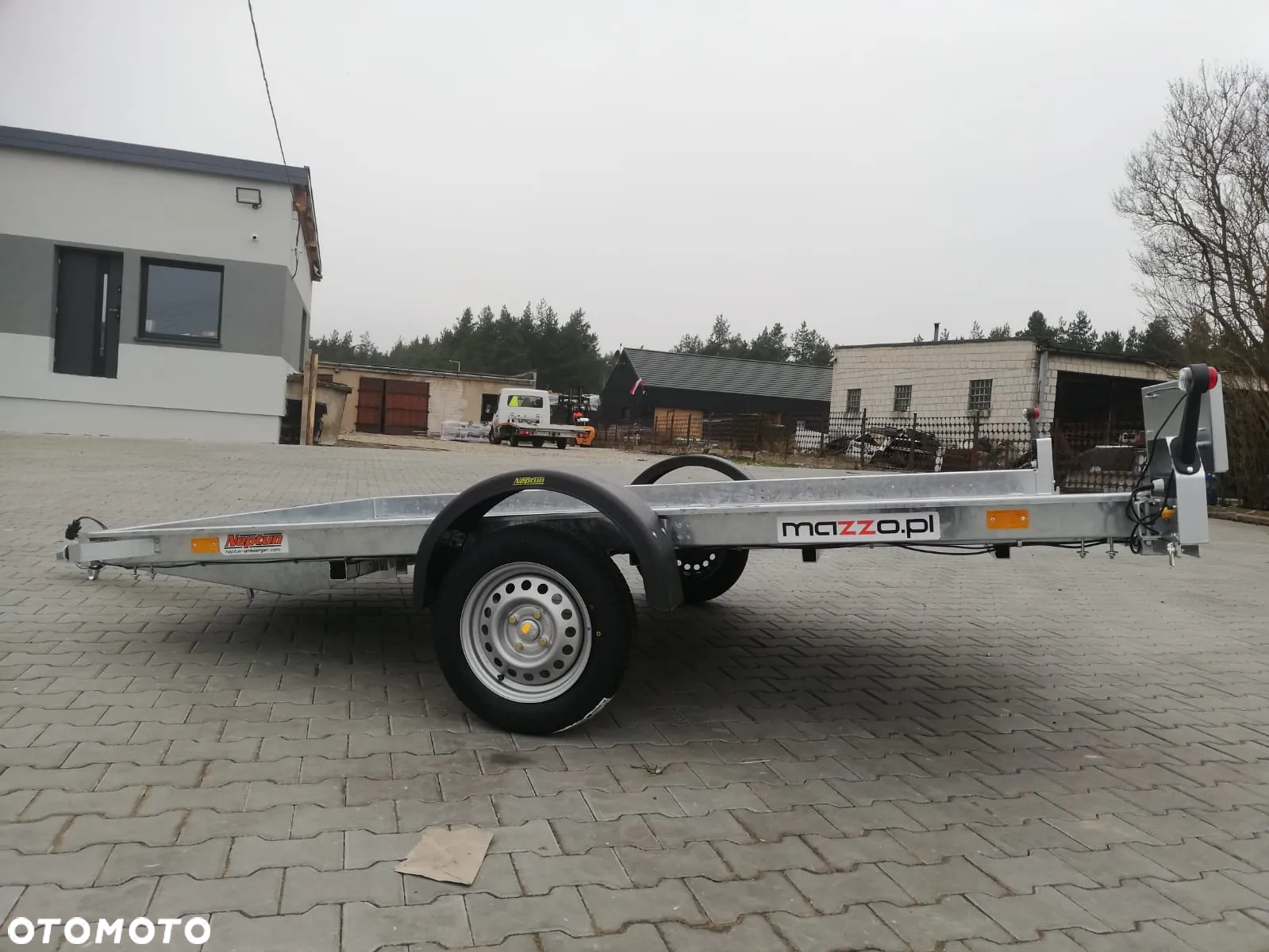 Neptun DOSTAWA! Przyczepa platforma wym. 305x166 cm, lekka SPAWANA N7-305 multi, Przyczepa idealna pod quada! DMC 750 kg GN152 - 6