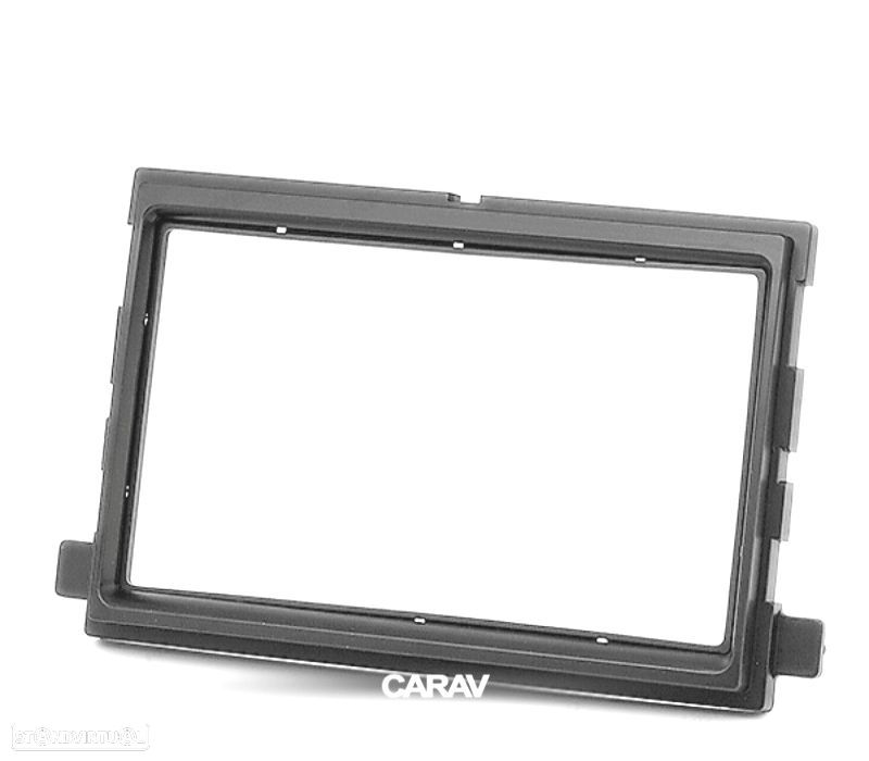 MOLDURA ADAPTADOR PRETA PARA RADIO 2-DIN FORD EDGE EXPEDITION EXPLORER F-150 F-250 F-350 FOCUS FUSIO - 3