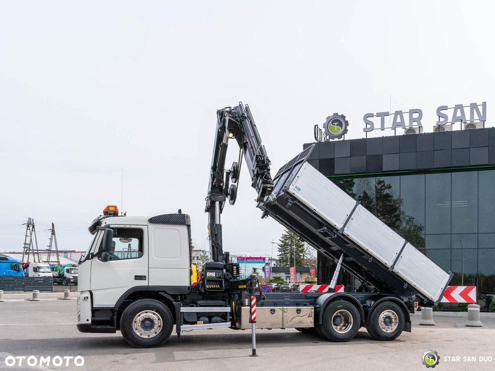 Volvo FM430 6x2 HIAB 166 E-5 HIPRO HDS Żuraw Wywrotka - 9