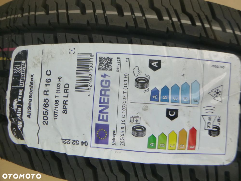 nowa opona całoroczna  uniroyal allseasonmax 205/65 r16c 107/105T 8pr - 2