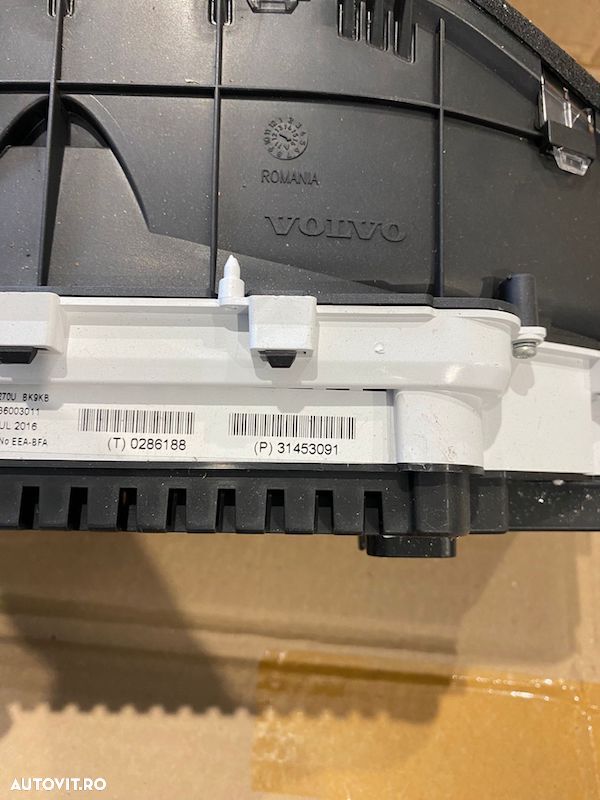 Ceas de bord cutie automata TFT Retrofit VOLVO S60 V60 D6 HYBRID XC60 2014+ 31453091/36003011 - 4