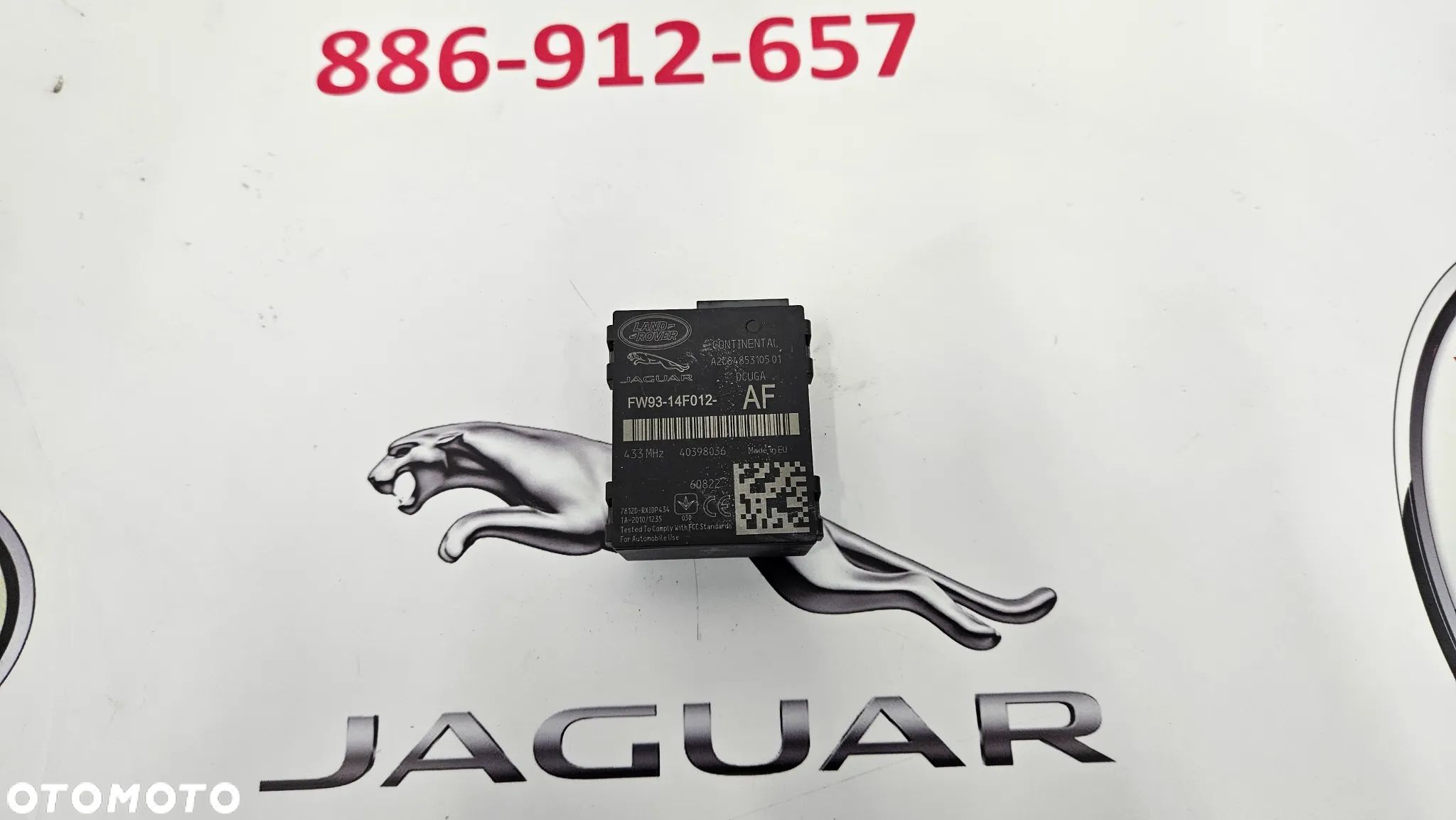 Jaguar XJ 351 LIFT 2015- Sterownik ciśnienia opon  Moduł TPMS FW93-14F012-AF - 1