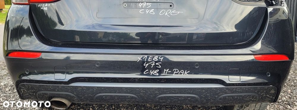 ZDERZAK TYŁT TYLNY M PAKIET BMW X1 E84 475 BLACK SAPPHIRE C48