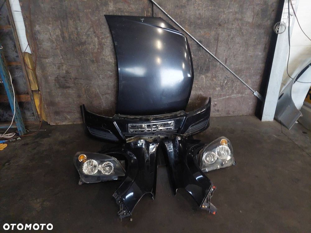KOMPLETNY PRZÓD MASKA ZDERZAK BŁOTNIK LAMPA OPEL ASTRA H LIFT Z20R - 1