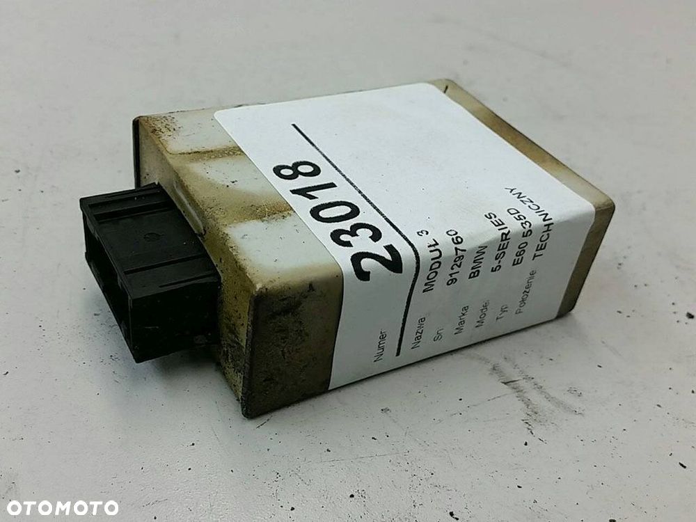 MODUŁ STEROWNIK KAMERY NIGHT VISION BMW E60 E61 9129760 - 1