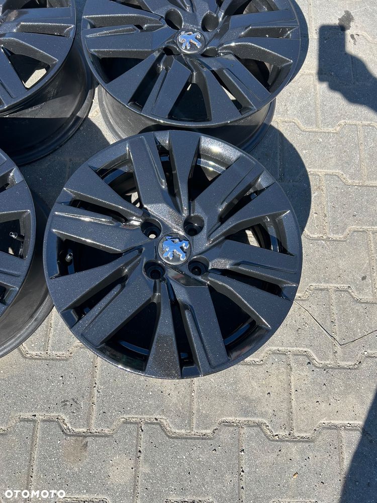 Alufelgi Peugeot Citroen 16 cali 4x108 oryginalnyme czarne - 5