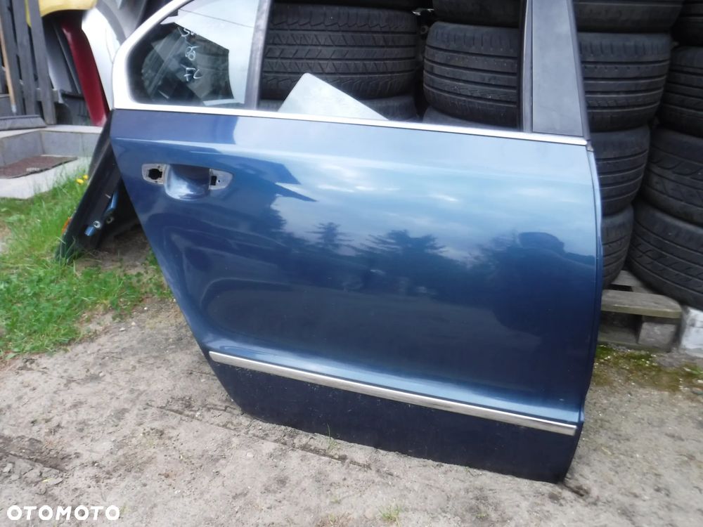 Skoda Superb II 2 LIFT FL 12-15 LW5Q F0F0 sedan liftback drzwi tyl lewe prawe HB szyba - 7