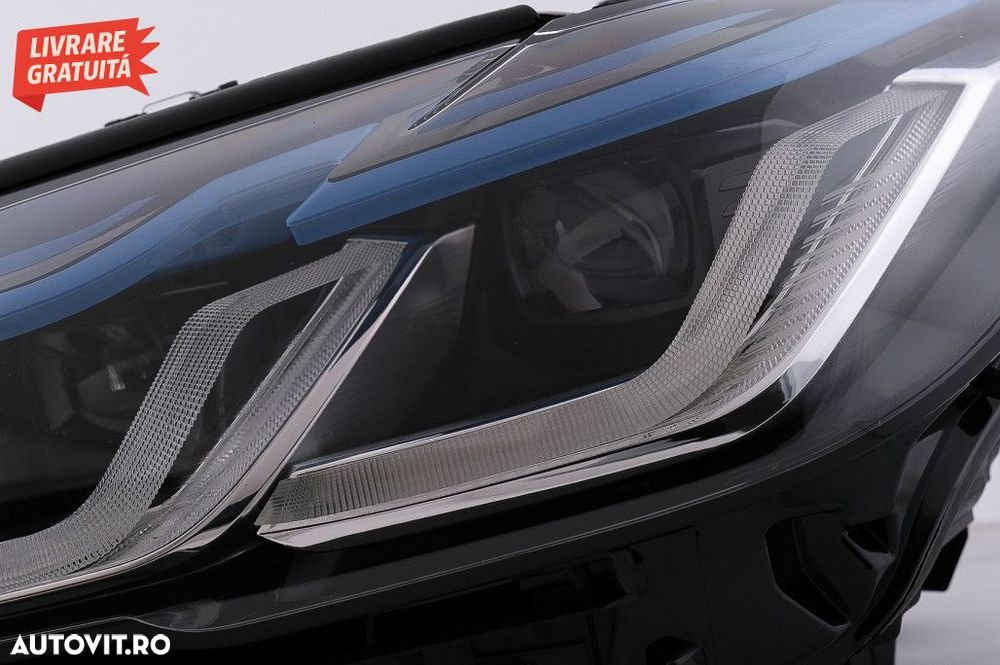 Faruri LED BMW Seria 5 G30 G31 Sedan Touring (2017-2019) LCI Design - 4