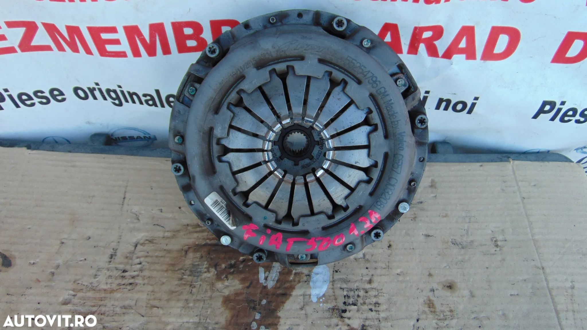 Volanta Fiat 1.3 panda tipo placa presiune disc ambreiaj fiat 500 500l 500c 500x punto evo doblo al - 1