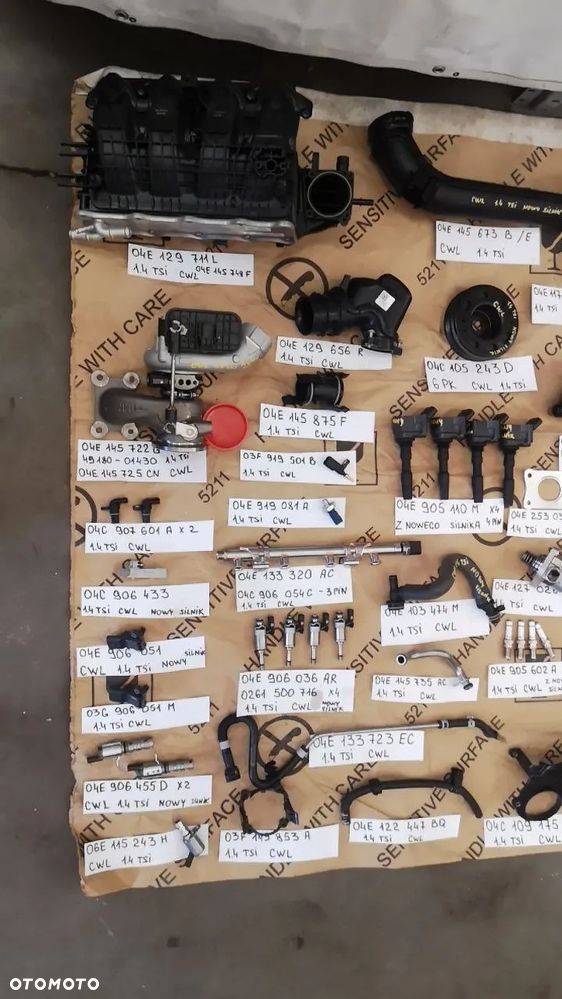 OSPRZĘT Z NOWEGO SILNIKA  1.4 TSI CWL - 40