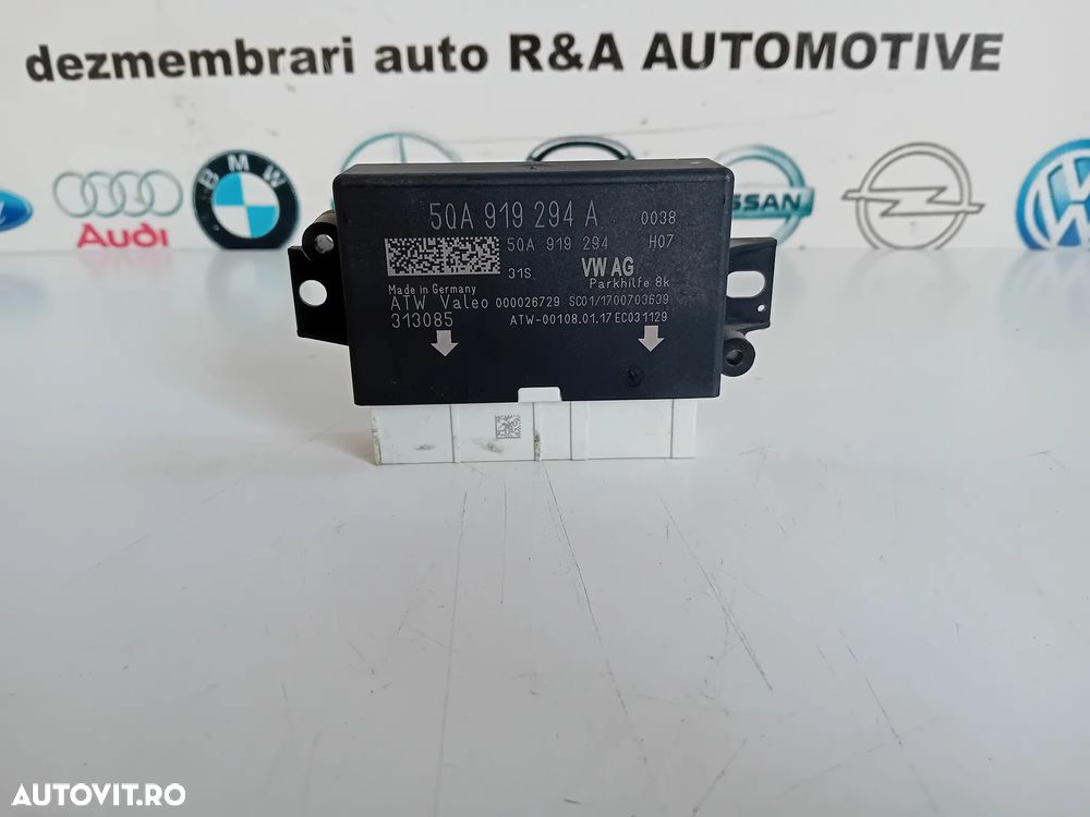 Modul Senzori De Parcare Vw Seat Skoda Audi 5Q0919294A Golf 7 A3 8V Superb Octavia 3 Passat B8 Leon - 1