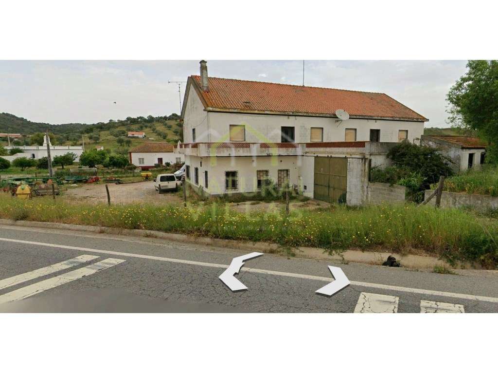 Moradia Isolada T9 com Armazéns e Terreno em Santa Luzia, Ourique - Grande imagem: 2/5