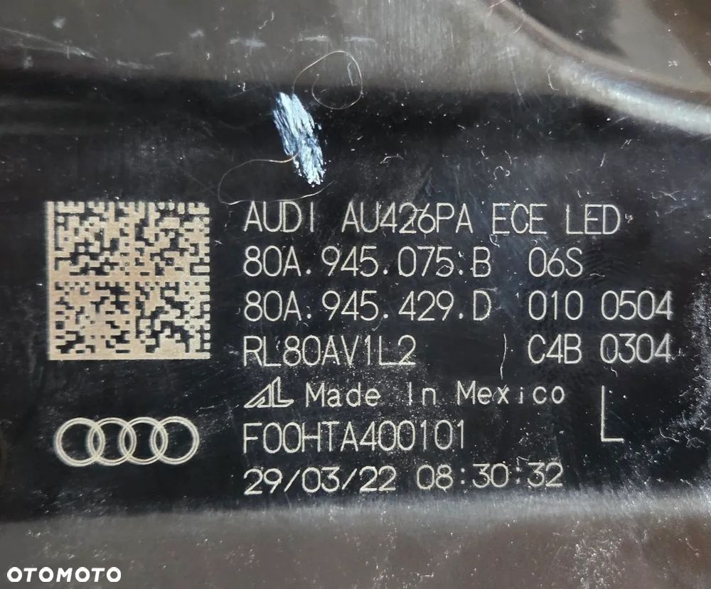 AUDI Q5 80A LAMPA TYŁ LEWA 80A945075B - 5