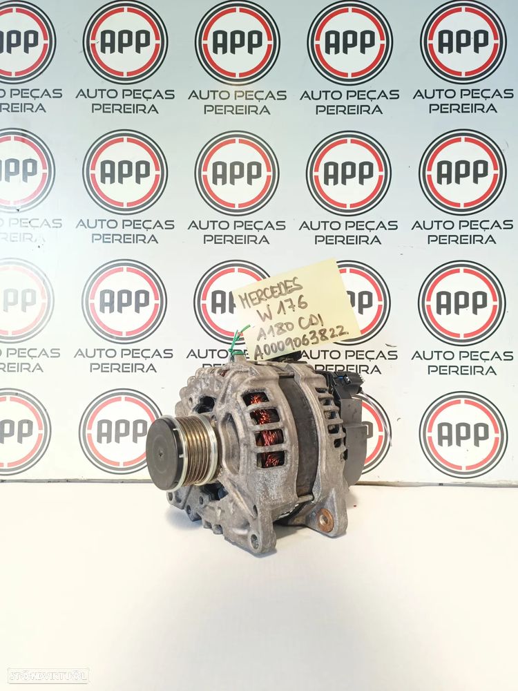 Alternador Mercedes W176 180 CDI , 2017, referência A0009063822. - 1