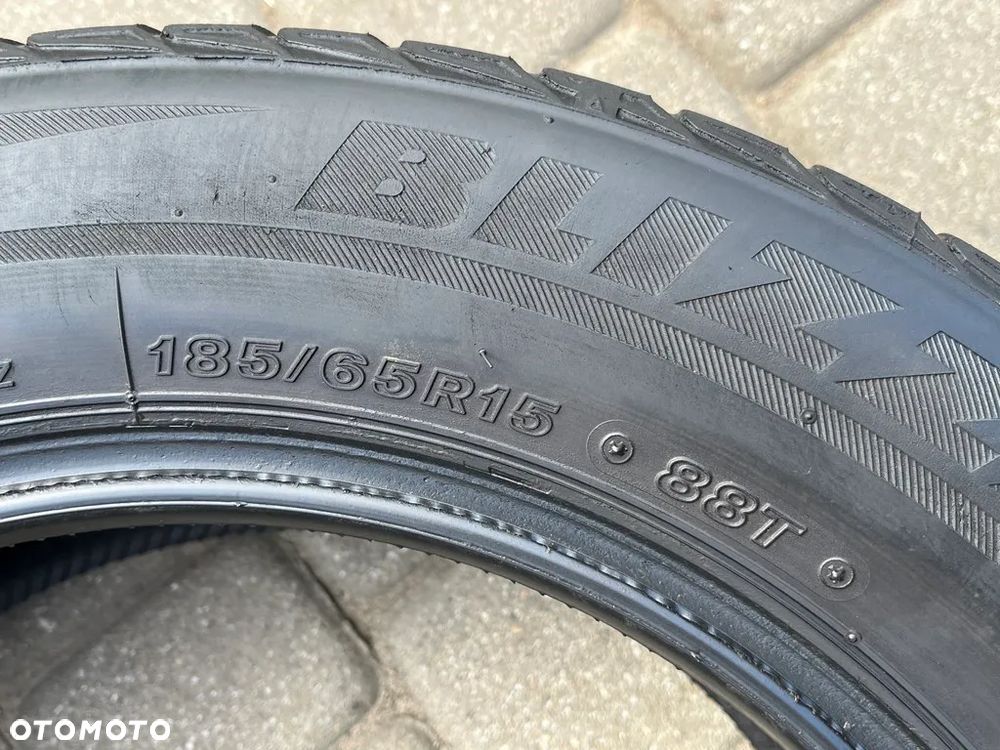 CZTERY ZIMOWE OPONY BRIDGESTONE 185/65 R15 88T  5 MM BIEŻNIKA ZIMA - 7