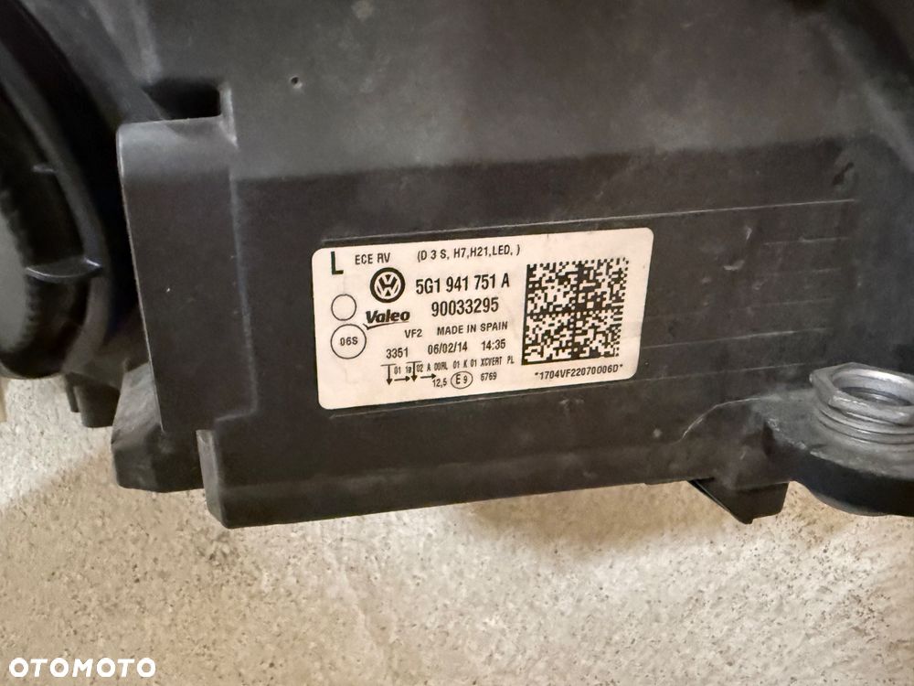 Lampa Lewa Golf VII 7 GTI bi-xenon skrętny - 8