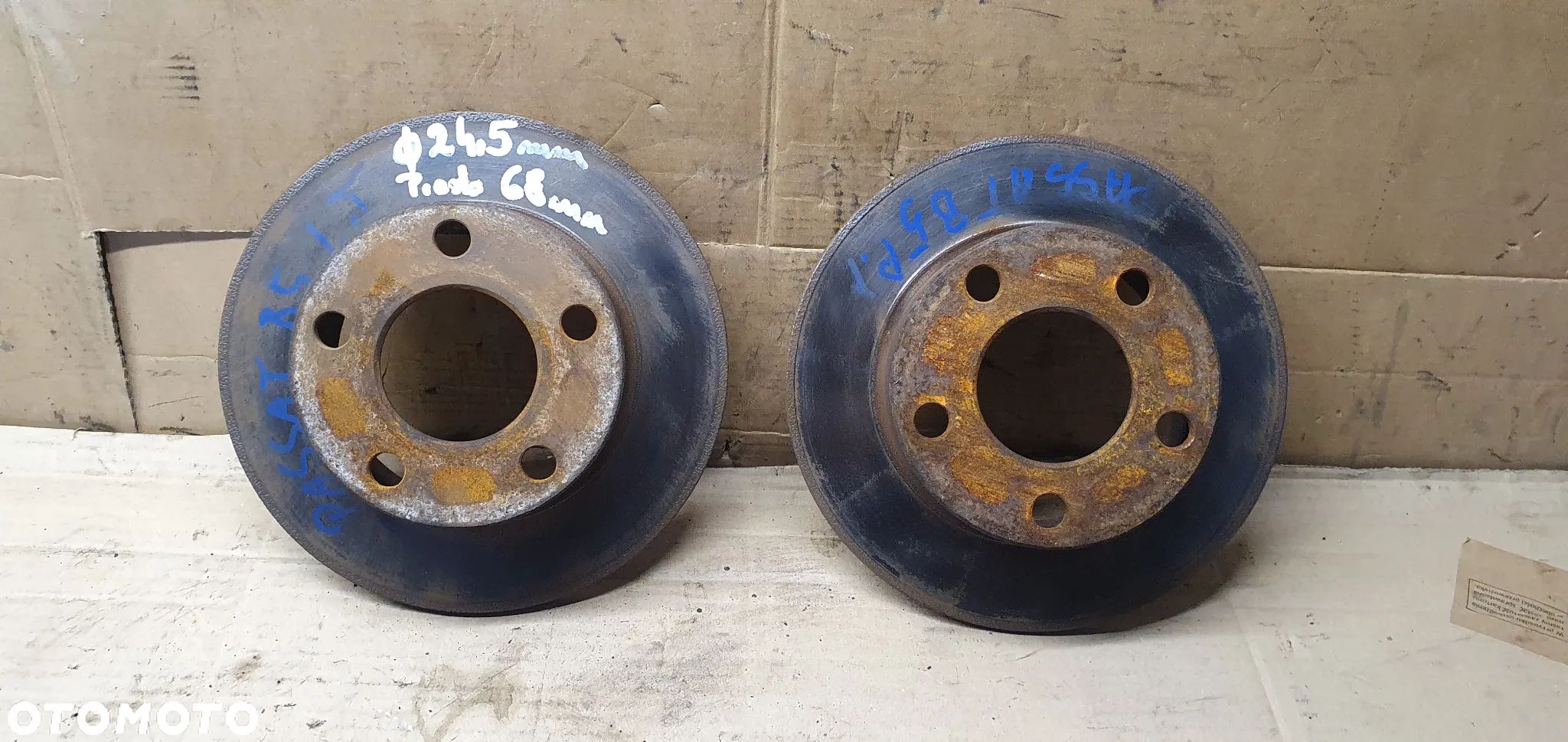 Tarcze hamulcowe tył tylne VW Passat B5 245mm - 1
