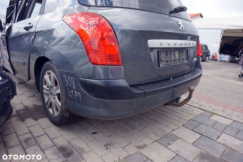 ZDERZAK TYLNY 308 I T7 SW KOMBI KTPD  SZARY PEUGEOT 2007-2011 - 2