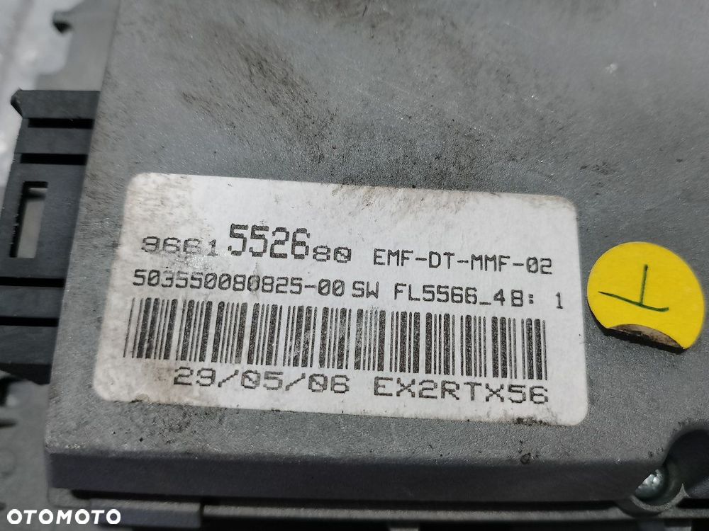 WYŚWIETLACZ NAWIGACJI PEUGEOT 607 9661552680 2.0 HDI - 4