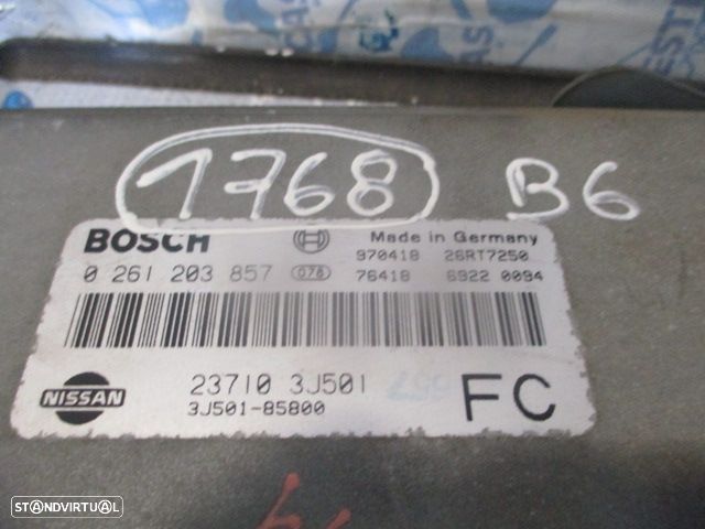 Centralina  0261203857 237103J501  NISSAN PRIMERA 2 GT 1997 2.0I 150CV 4P CINZA BOSCH - 4