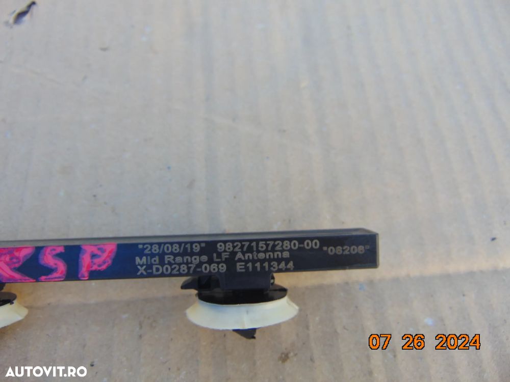 Antena keyless Peugeot 208 dupa 2019 2008 opel mokka citroen c4 astra L 308 corsa f cod 9827157280 / 982 - 4