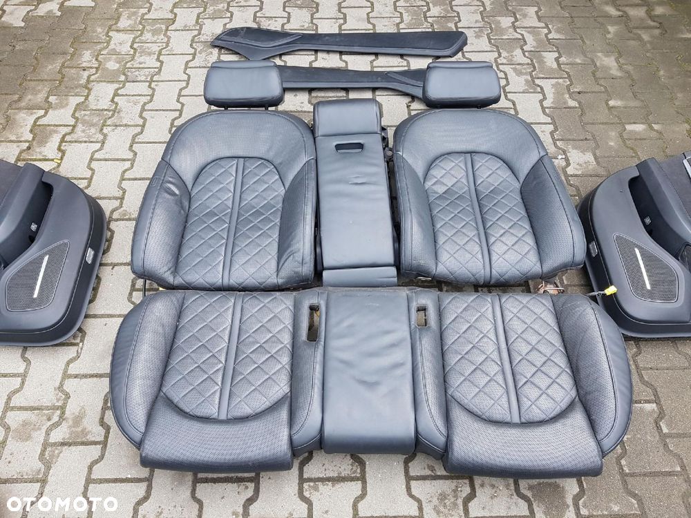 AUDI A8 D4 4H 09-13r FOTELE SKÓRZANE KANAPA EUROPA - 2