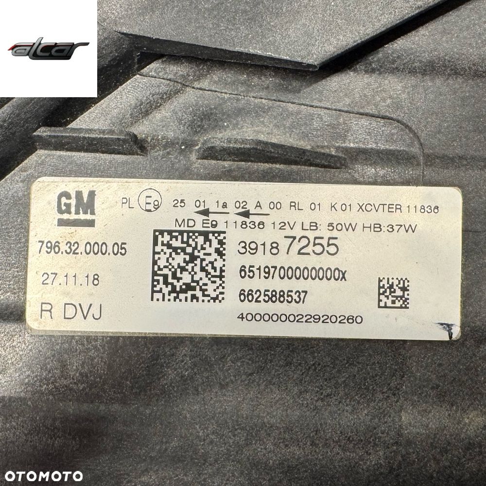 REFLEKTOR PRAWY PRZÓD FULL LED OPEL ASTRA K 7963200005 - 7