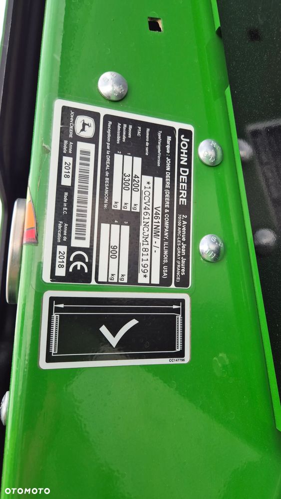 John Deere V 461 M 2018R - 10