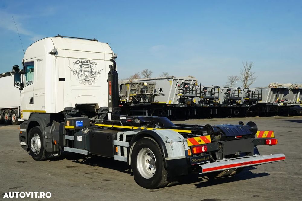 Scania R 360 / 4x2 / SISTEM CÂRLIG (HOOKLIFT) / HIAB XP20S51 / CAPACITATE MAXIMĂ: 20 T / CUTIE MANUALĂ / - 11