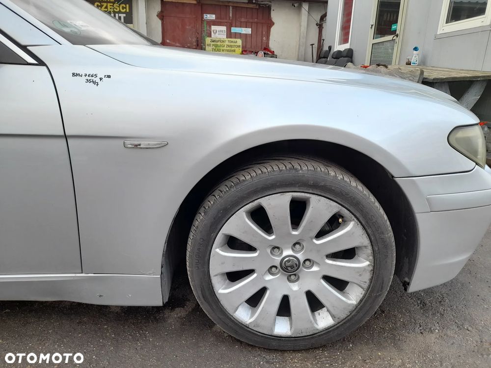 BMW 7 E65 BŁOTNIK PRAWY PRZÓD PRZEDNI 354/7 - 1