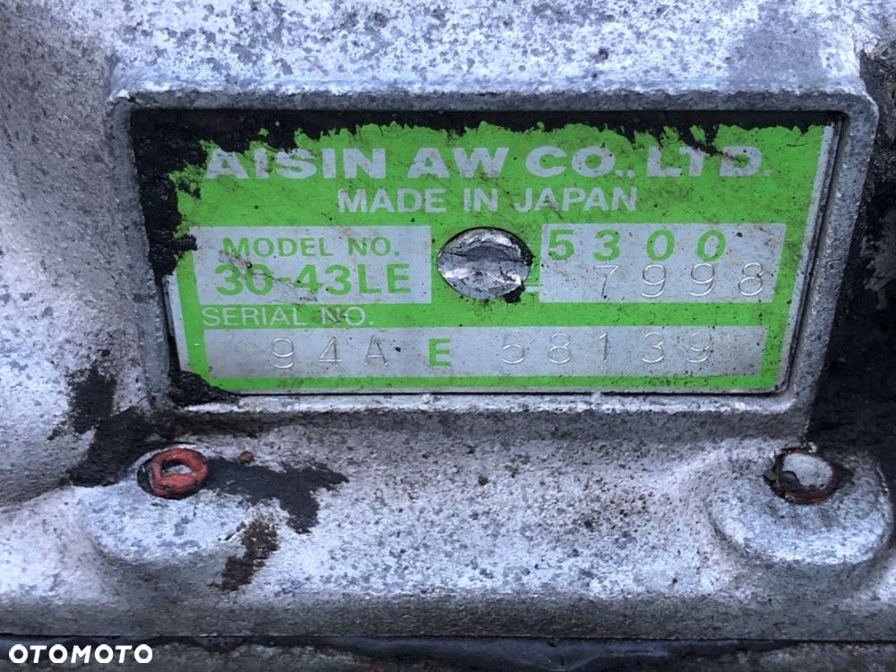 SKRZYNIA BIEGÓW  JEEP CHEROKEE (XJ) 1983 - 2001 4.0 i 135 kW [184 KM] benzyna 1991 - 2001 30-43LE - 6