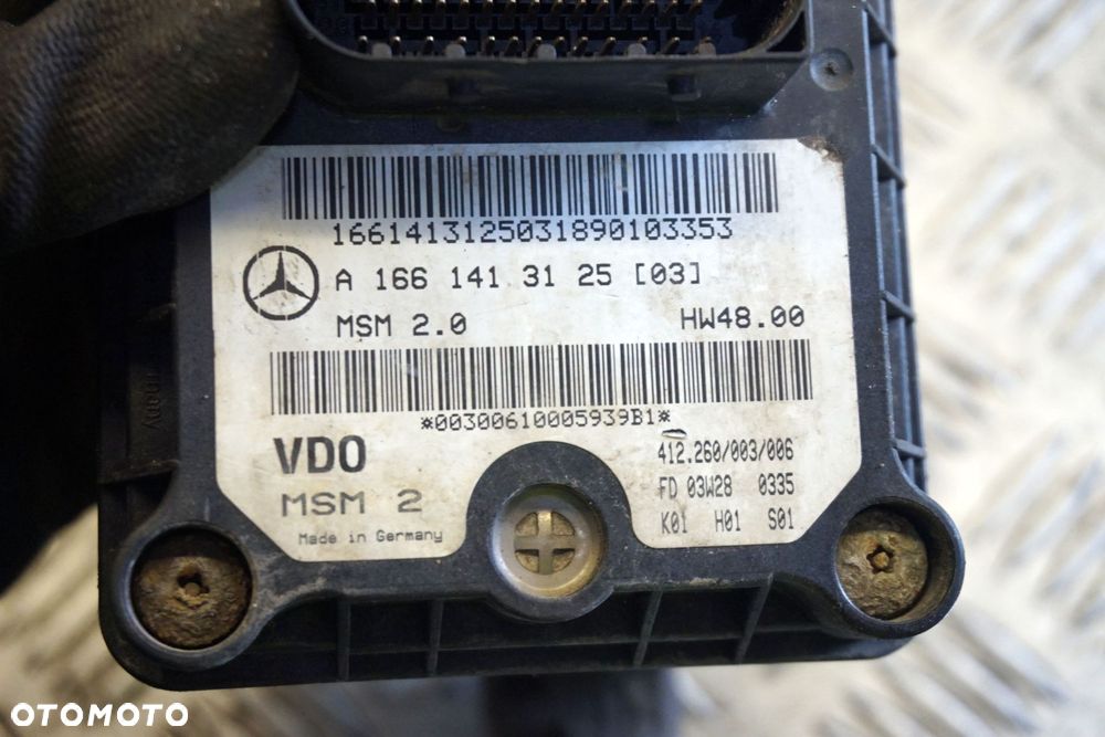 PRZEPUSTNICA A-KLASA W168 LIFT 1.4 8V A1661413125 MERCEDES 2001-2004 - 5