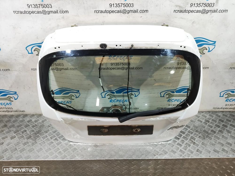 Porta / Tampa da Mala Ford Fiesta VI 6 MK6 em Branco / Branca - 3