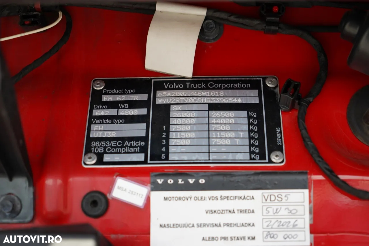 Volvo FH 460 / COMBINAȚIE TANDEM / TRAVERSE / MEGA / I-PARK COOL / DIRECȚIE AXĂ RAPIDĂ / CORTINĂ RANFORSATĂ / CONTRACT POST-SERVICE - 34