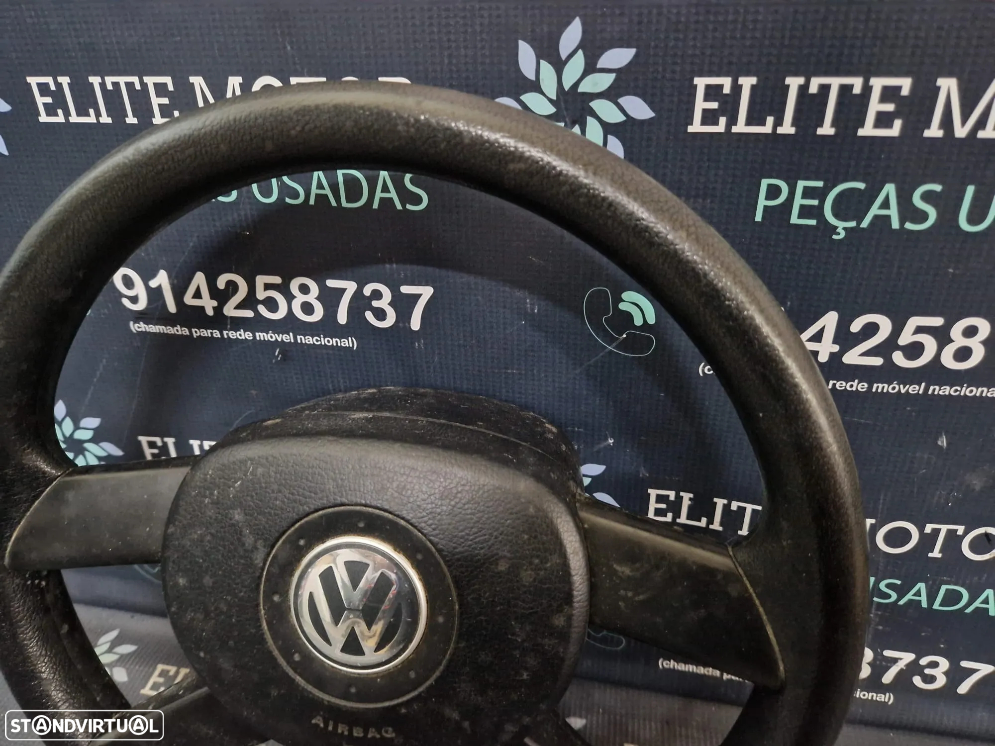 Volante usado borracha com airbag VW POLO 9N2 - 4