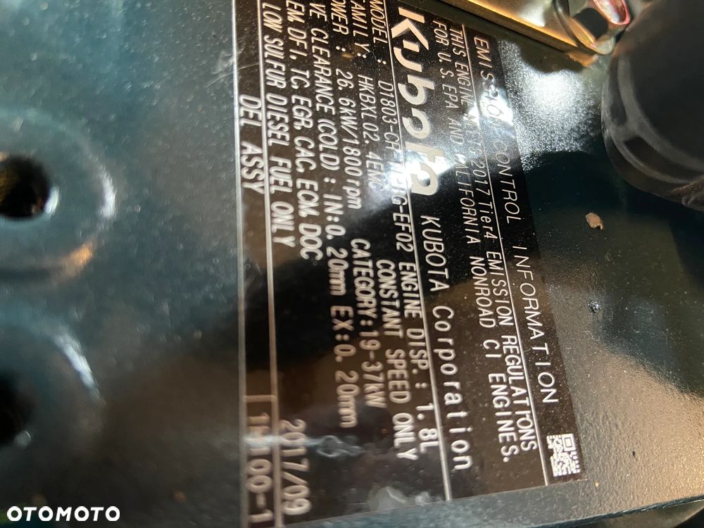 FV23% Silnik Kubota D1803-T Nowy Kompletny - 9