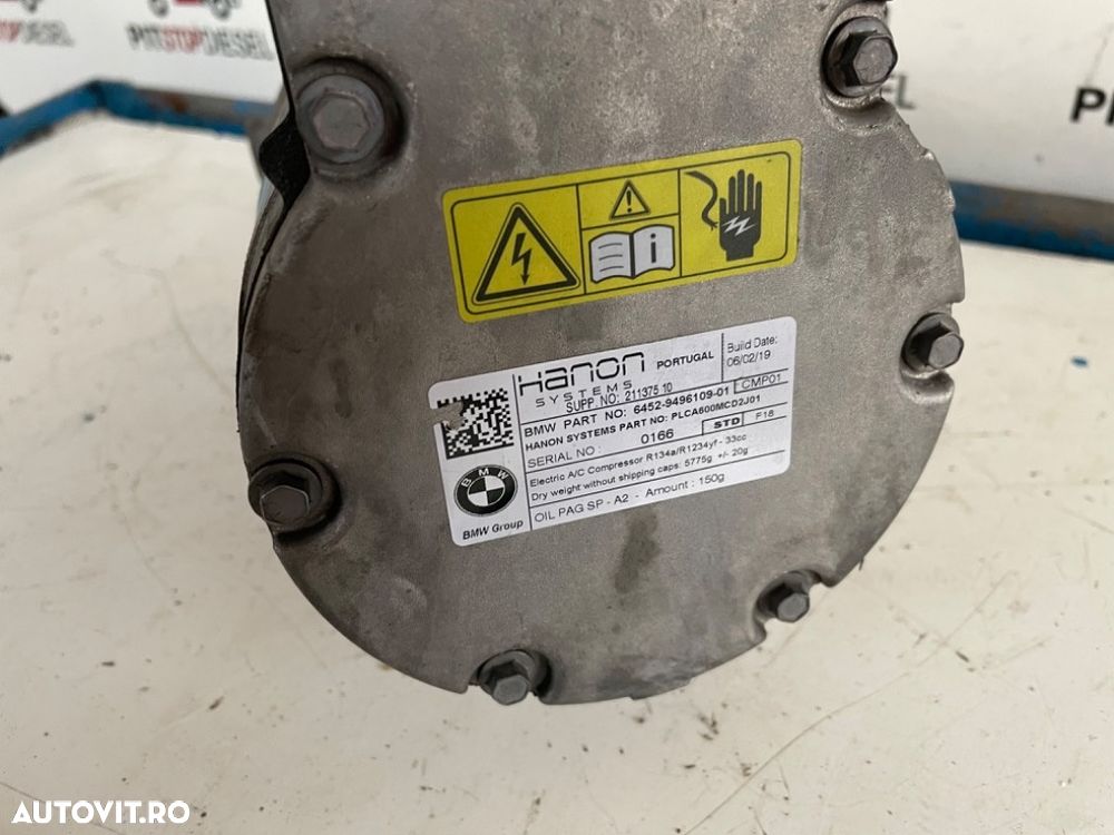 9496109 Compresor AC MINI ONE COUNTRYMAN 1.5 hybrid CE650MCD1T01 6452949610901 2014 2015 2016 2017 2018 2019 2020 - 2