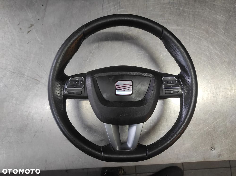 KIEROWNICA SKÓRZANA SKÓRA MULTIFUNKCJA AIR BAG SEAT LEON 2 LIFT ALTEA LIFT ALTEA XL LIFT TOLEDO 3 LIFT WYSYŁKA !!!! - 1