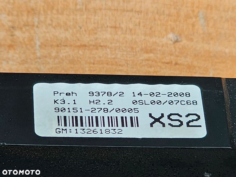 NAWIGACJA RADIO PANEL MULTIFUNKCJA RAMKA OPEL CORSA D CD 60 NAVI PIANO BLACK CZARNE - 10