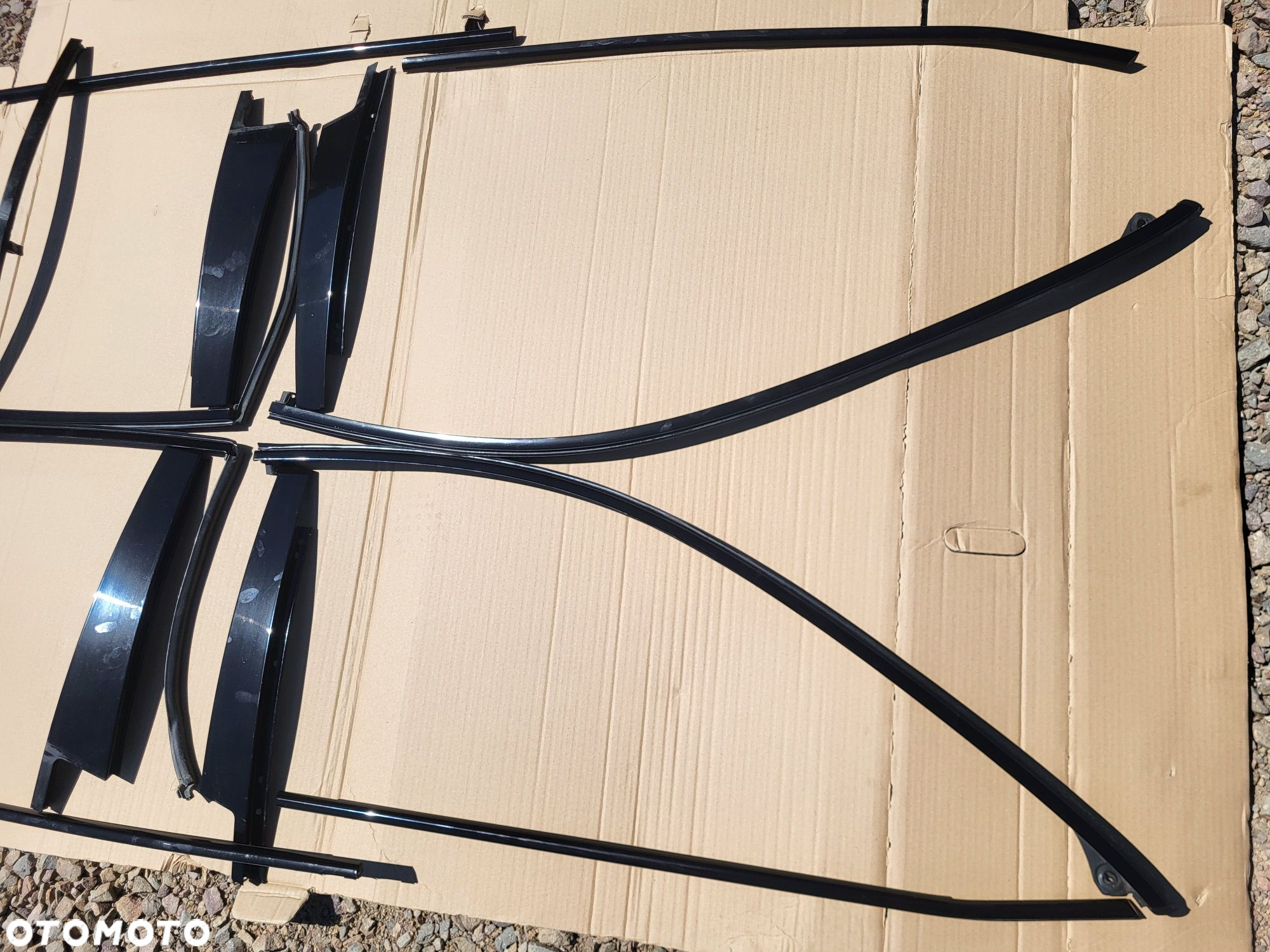 Listwy Boczne czarny połysk BMW x6 x6m E71 - 8