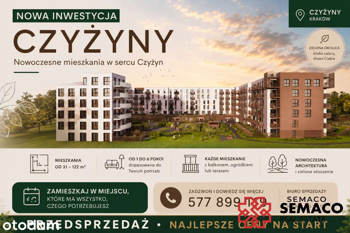 Przedsprzedaż/Czyżyny/3 pok/bez prowizji i Pcc