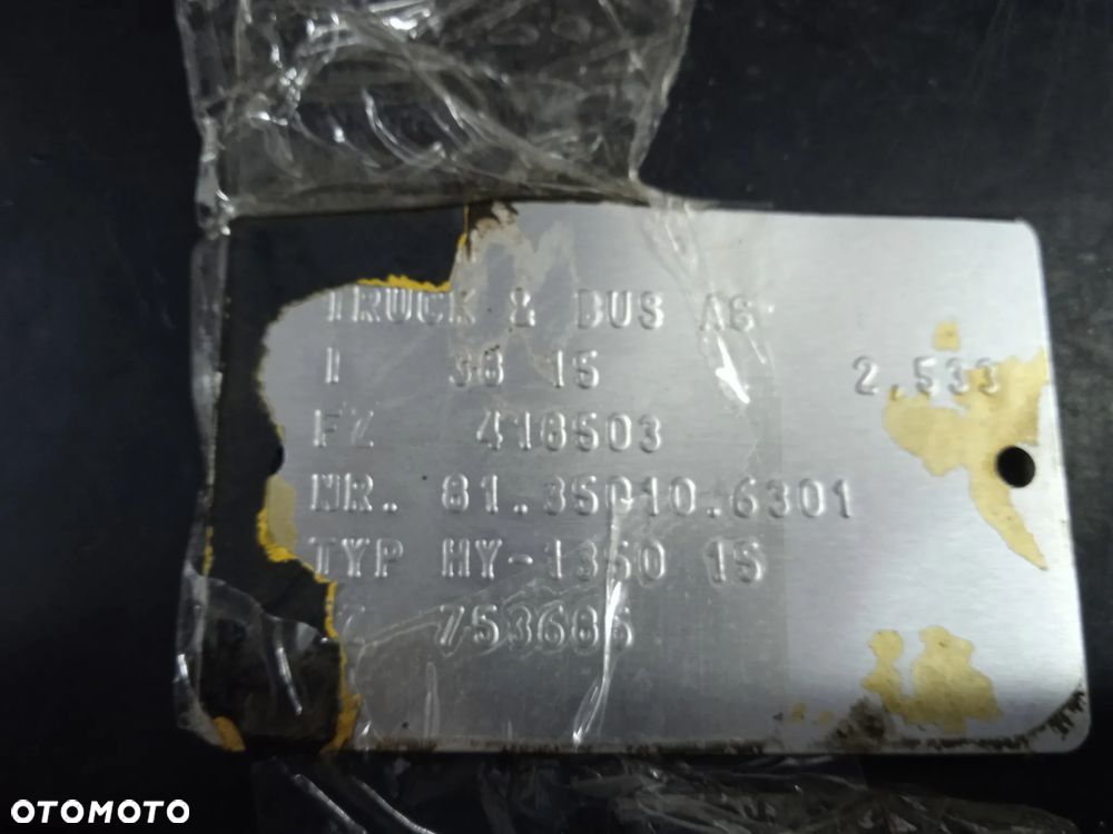 Most dyfer Man TGX Euro 6 81.35010.6301 Typ HY-1350 15 przełożenie 38:15 - 2