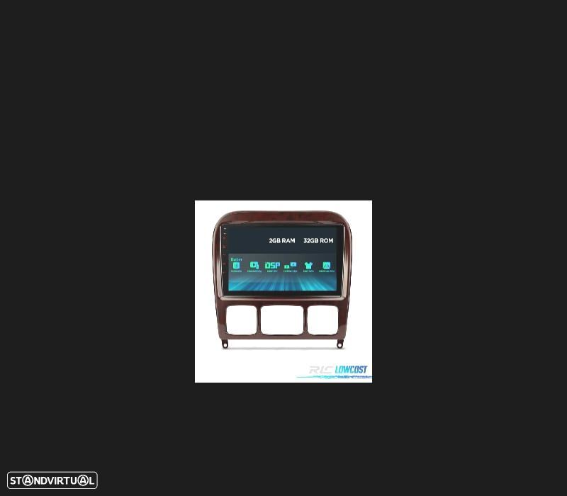 AUTO RÁDIO 9″ GPS ANDROID 13 PARA MERCEDES CLASE S W220 98-05 - 3