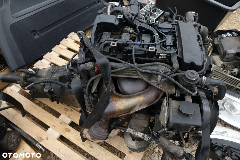 SILNIK KOMPLETNY MERCEDES W203 1.8 KOMPRESOR 1212121221OEM - 3