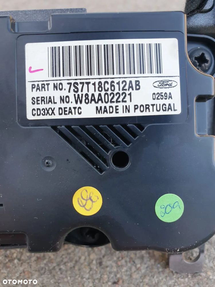 Panel Klimatyzacji Ramka Radia Ford S-MAX MK1 7S7T18V612AB - 5