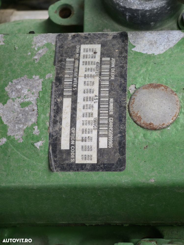 Motor Diesel John Deere 4,5 L - 2