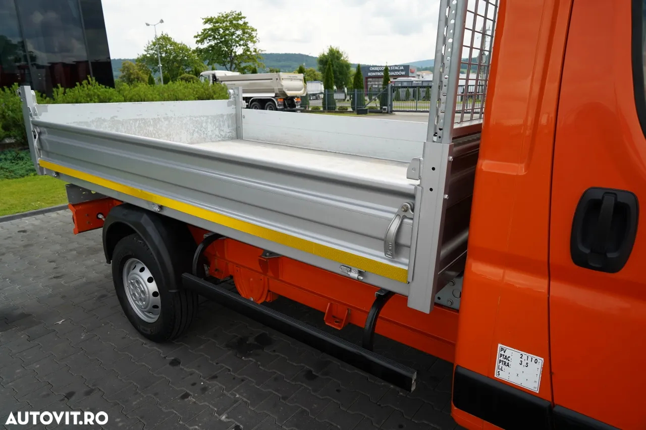 Fiat DUCATO / 2.3D / CAMION BASCULANTE ALUMINIU 3.2M / AER CONDIȚIONAT / KM 70.000 KM - 20