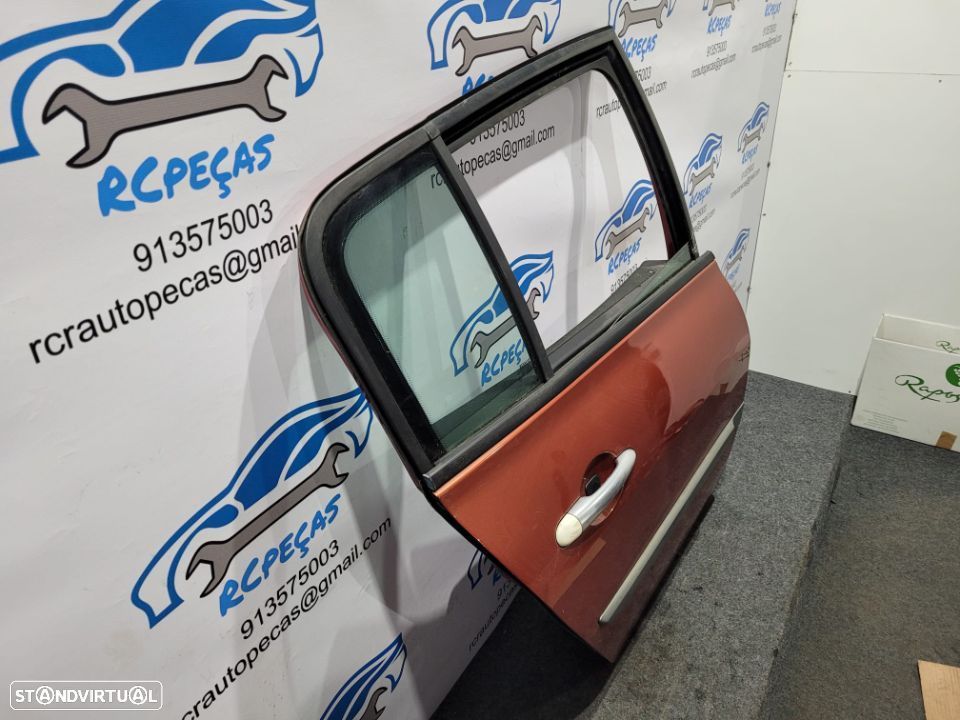 PORTA TRASEIRA TRÁS DIREITA RENAULT MEGANE II 2 MK2 HATCHBACK FECHO ELEVADOR MOTOR PUXADOR VIDRO - 4