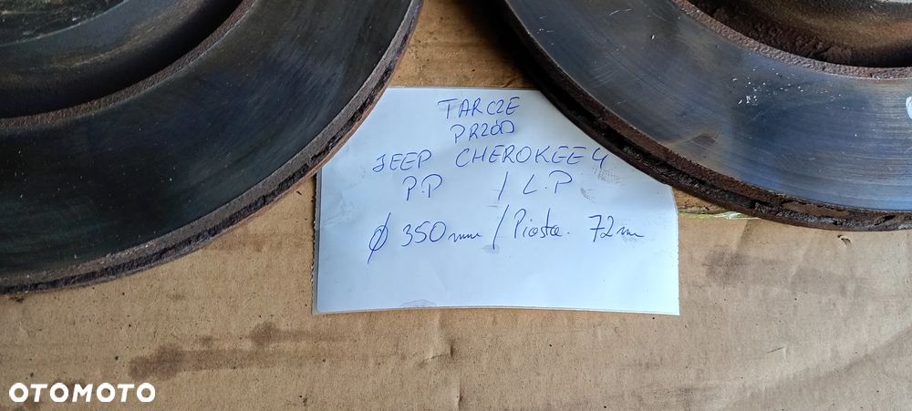 Tarcze hamulcowe klocki przód przednie Jeep Grand Cherokee IV WK2 - 9