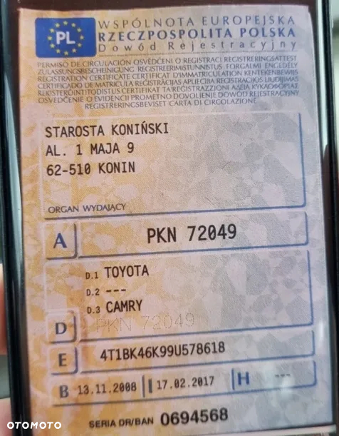 Toyota Camry 3.5 V6 SE - 9